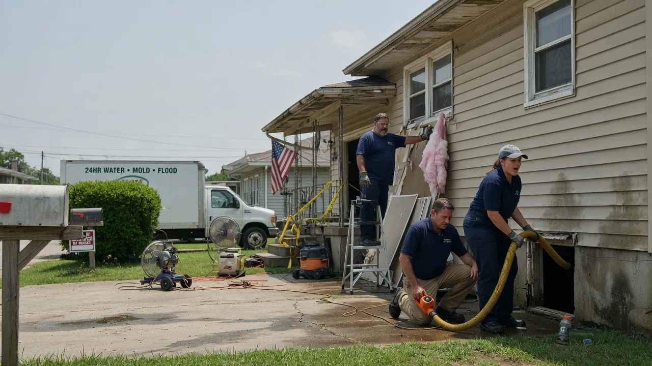 Water Damage Repair in Depew, OK near me